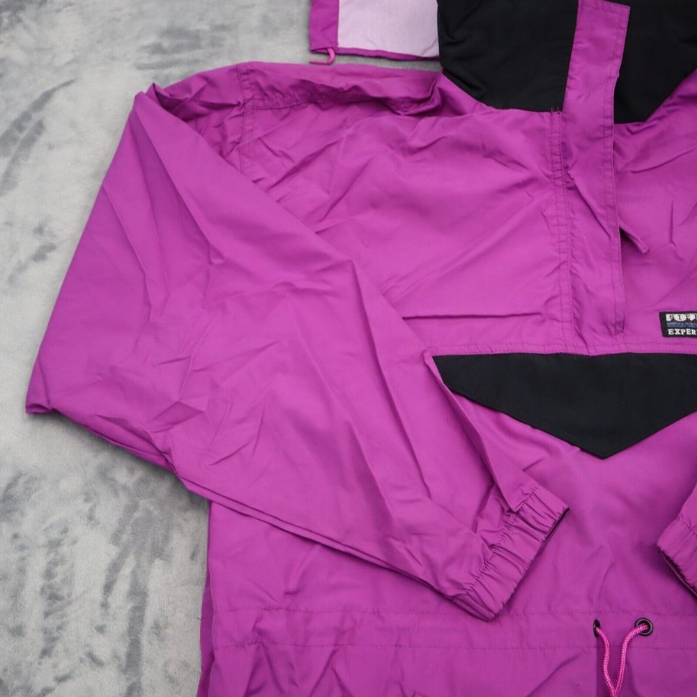 Sierra Experience Jacket Womens M Purple Long Sleeve Hooded Windbreaker - Picture 9 of 16